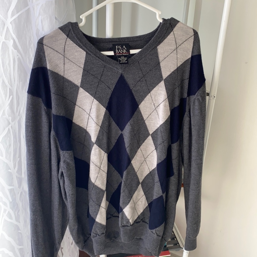 Men’s Jos A. Bank Argyle Sweater
